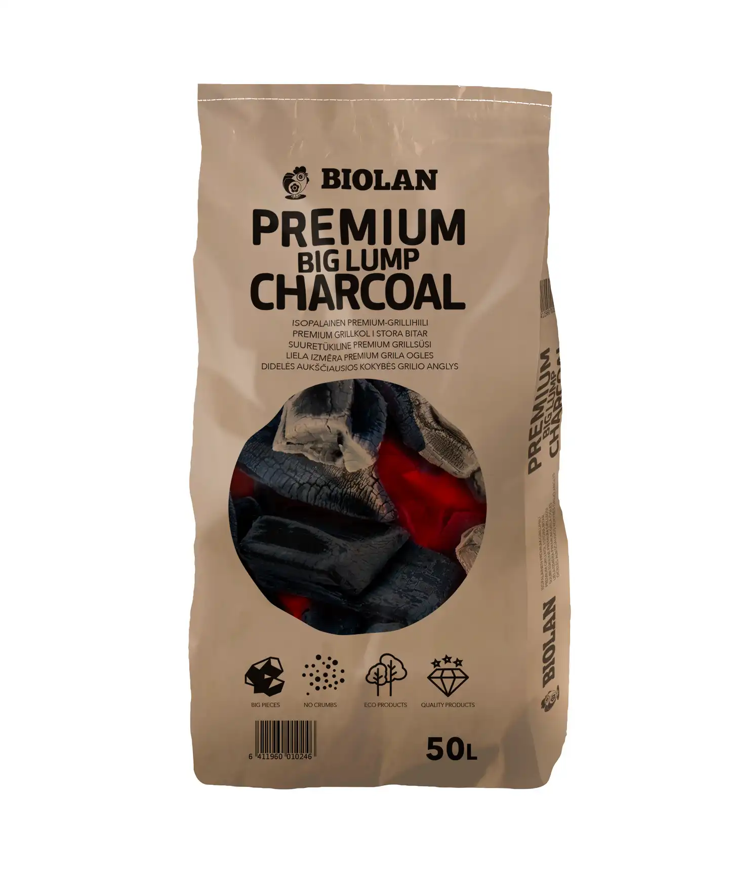 Grillihiili Premium Biolan 50L