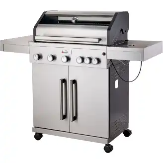 Kaasugrilli BBQ King Pro Series Inox, 5 + 1 poltinta