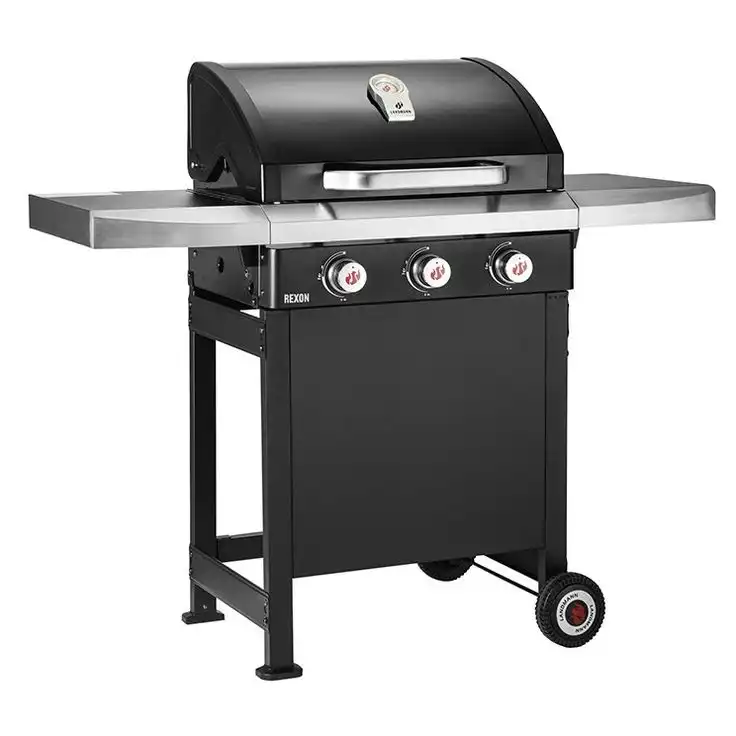 Kaasugrilli Landmann Rexon 12236 3.0 Sapphire Black, 3 poltinta