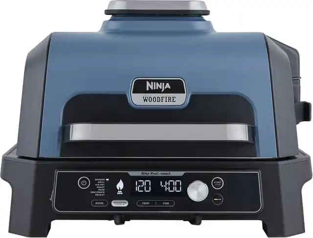 Ninja Woodfire Pro Connect XL sähkögrilli OG901EU (sinimusta)