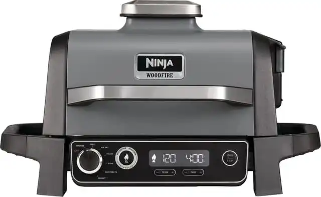 Ninja Woodfire sähkögrilli OG701EU (harmaa ja musta)