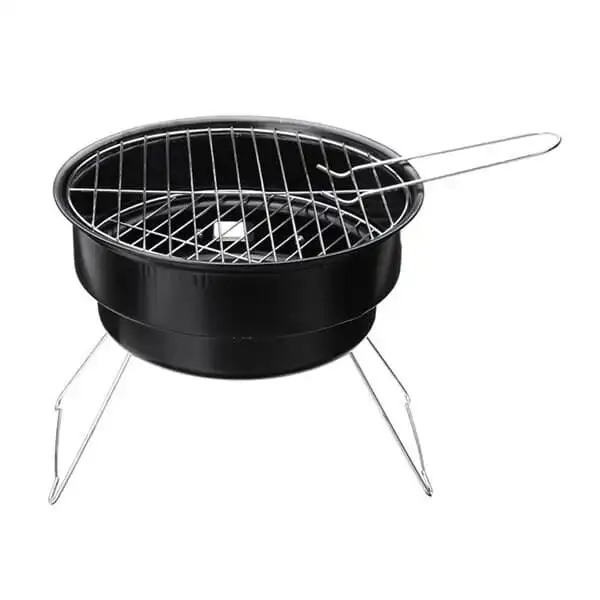Pieni ja tehokas kannettava grilli - täydellinen piknikille ja telttailuun!