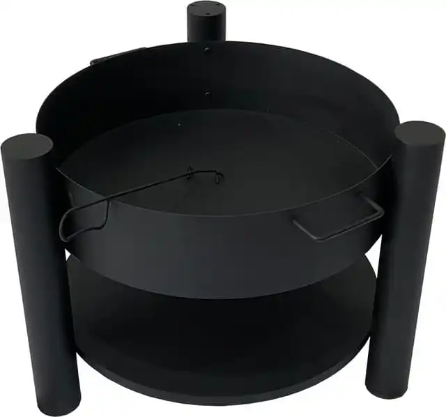Ulkotulisija 60 cm – teräsrakenne, 52 cm korkeus, musta